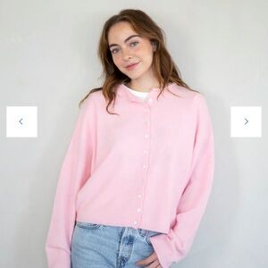 NWT Things Between Pink Cardigan